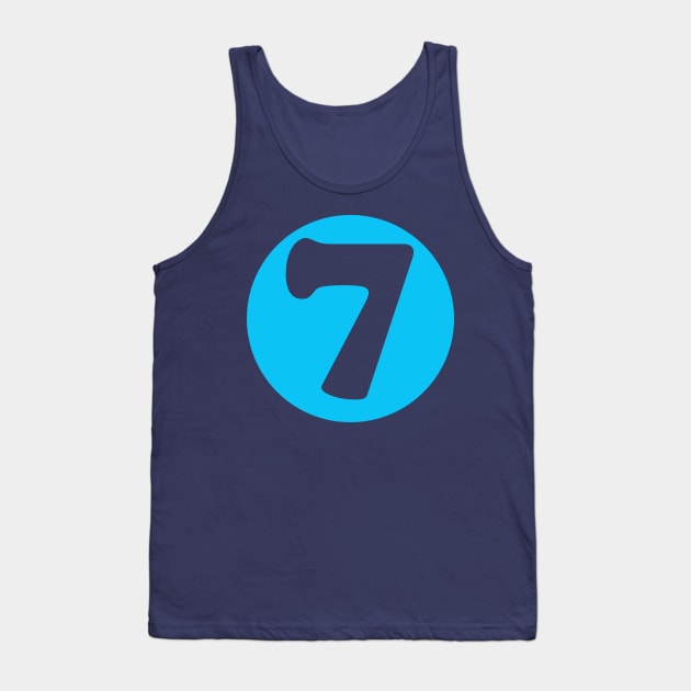 Number Seven #7 Tank Top by n23tees